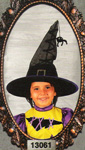 SOMBRERO BRUJA DISFRAZ HALLOWEEN