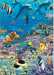 PUZZLE EDUCA 12451VIDA BAJO EL MAR