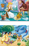 PUZZLE EDUCA 12907 CENICIENTA - ALADDIN