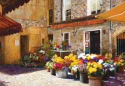 PUZZLE EDUCA 13037 LA TIENDA DE FLORES JAN MCLAUGHLIN