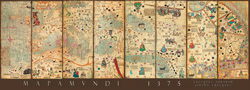 PUZZLE EDUCA 13436 mapamundi 1375 cresques abraham