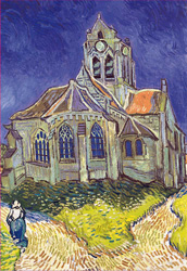 PUZZLE EDUCA 14139 LA IGLESIA DE AUVERS SUR OISE - VAN GOGH