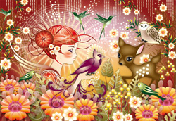 PUZZLE EDUCA 14439 PAJARO PURPURA, CATALINA ESTRADA