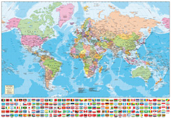 PUZZLE EDUCA 14445 MAPA DEL MUNDO