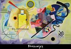 PUZZLE EDUCA 14466 AMARILLO ROJO AZUL, KANDINSKY