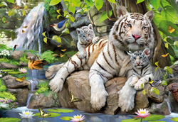 PUZZLE EDUCA 14808 TIGRES BLANCOS DE BENGALA