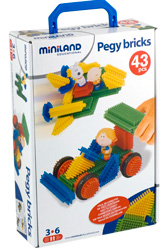 JUEGO MINILAND PEGY BRICKS CONSTRUCCIONES