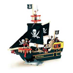 BARCO PIRATA MADERA