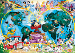 PUZZLE RAVENSBURGER 15785 MAPAMUNDI DISNEY