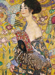 PUZZLE LADY WITH FAN KLIMT - RICORDI ARTE