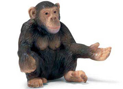ANIMALES SCHLEICH 14191 CHIMPANCE HEMBRA