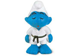 PITUFOS SCHLEICH JUDOKA
