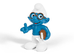 PITUFO FILOSOFO CON LIBRO SCHLEICH