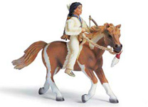 70302 NIÑO SIOUX SOBRE PONY SCHLEICH