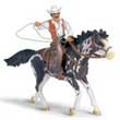 70303 VAQUERO CON LAZO A CABALLO SCHLEICH
