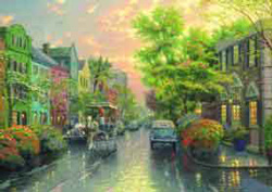 PUZZLE SCHMIDT 58447 CHARLESTON, PUESTA DE SOL - THOMAS KINKADE