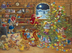 PUZZLE SUNSOUT 23007 NAVIDAD PAPA NOEL TALLER