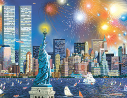 PUZZLE SUNSOUT 56201 FUEGOS ARTIFICIALES EN MANHATTAN