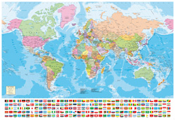 PUZZLE EDUCA 15317 MAPA DEL MUNDO 8412668153172