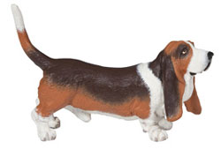 ANIMALES PAPO 54012 PERRO BASSET HOUND