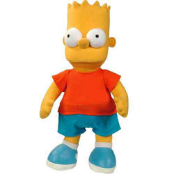 PELUCHE LOS SIMPSON BART